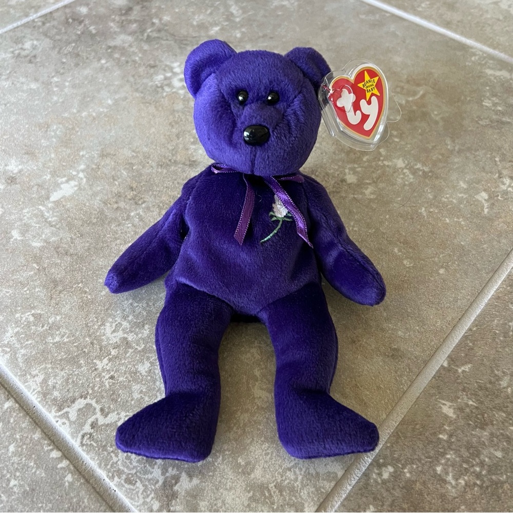 1997 princess diana beanie baby pe pellets